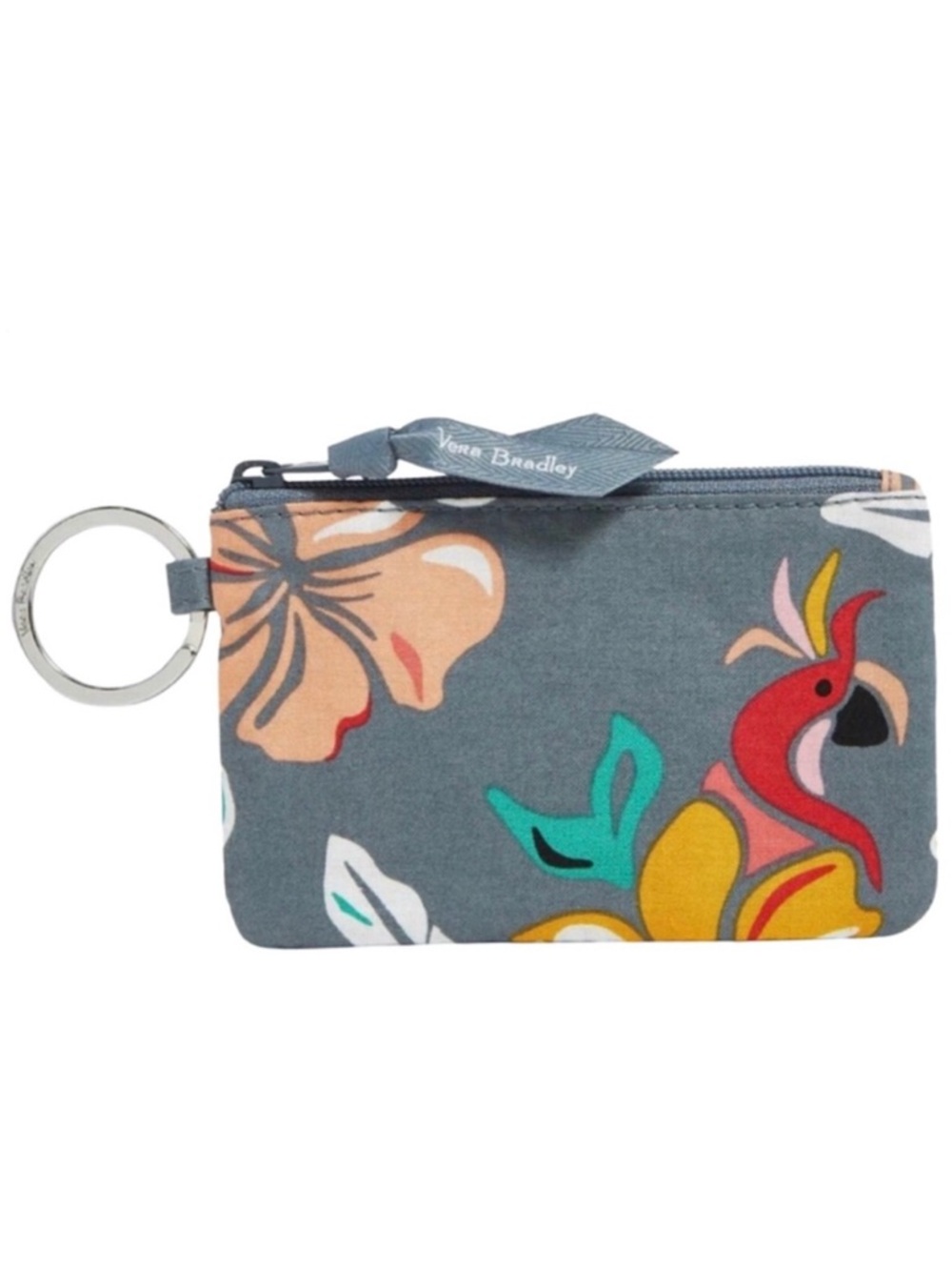 Vera Bradley Factory Style Zip ID Case in Signature Cotton- Coastal Paradise NWT